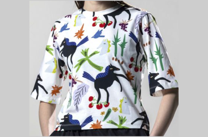 【ラ・セレクシオン】馬のモチーフTシャツ