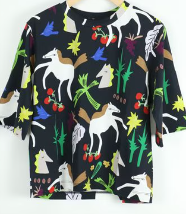 【ラ・セレクシオン】馬のモチーフTシャツ